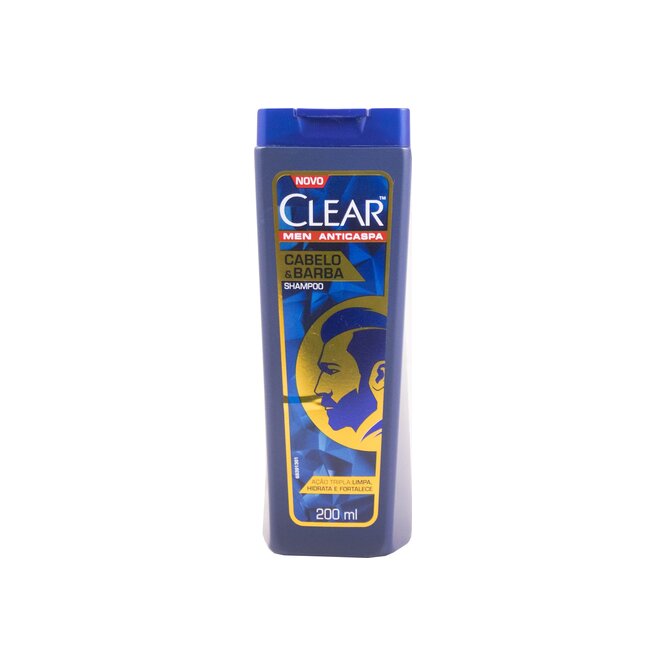 Shampoo Men Anticaspa Para Cabello y Barba Clear 200 ml