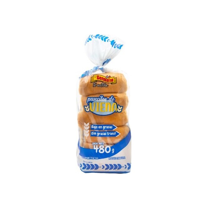 Pan para pancho El Germano 480 gramos