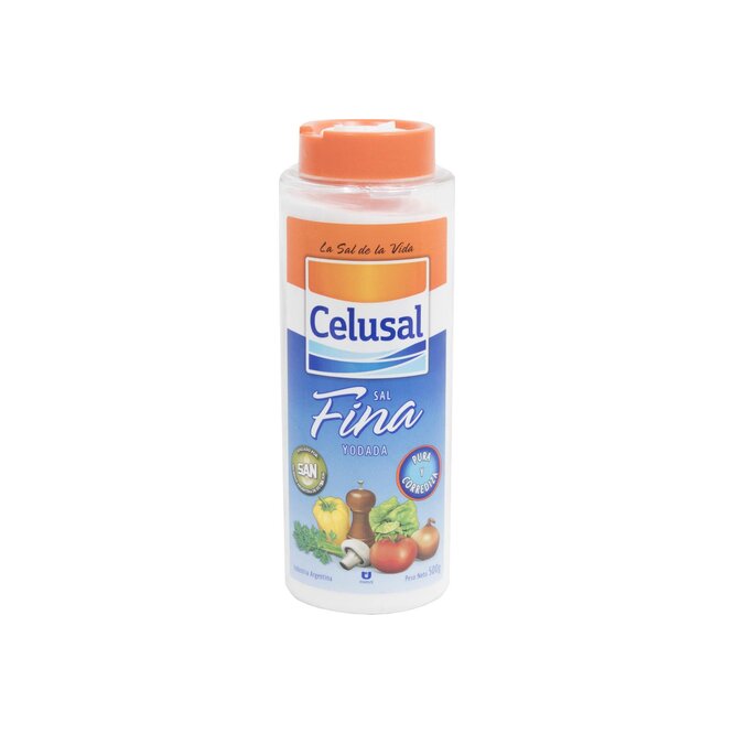 Sal fina en frasco Celusal 500 gramos