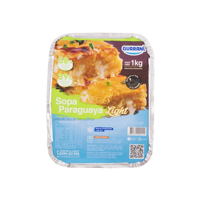 Mezcla para preparar sopa paraguaya light Guaraní 1 kilo