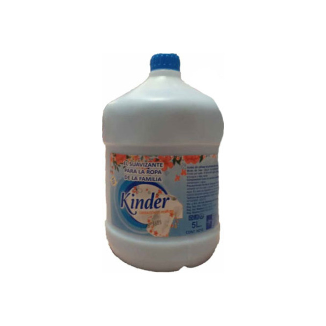 Suavizante para Ropa Liberación de Perfume en botella descartable Kínder 5 litros