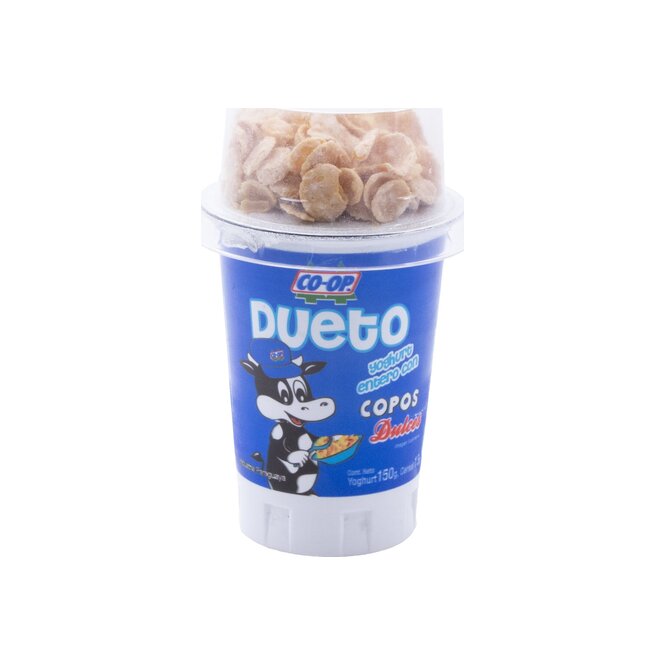 YOGHURT DUETO CEREAL COPOS DULCES CO OP