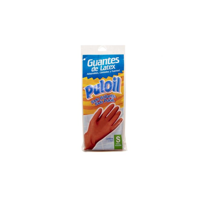 Guante de látex tamaño grande Puloil 1 unidad
