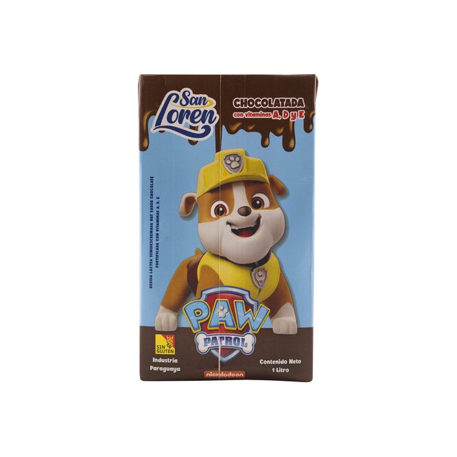 Leche chocolatada tetra San Loren 1 litro