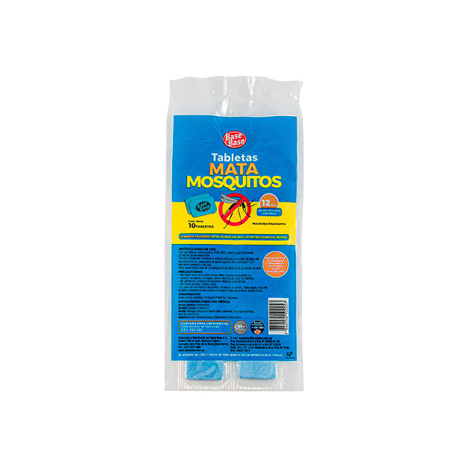 Pastilla mata mosquito pack Base Base 10 unidades