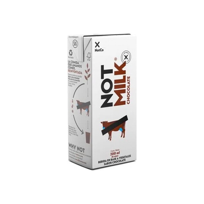Bebida Vegetal Sabor Chocolate tetra Not Milk 200 ml