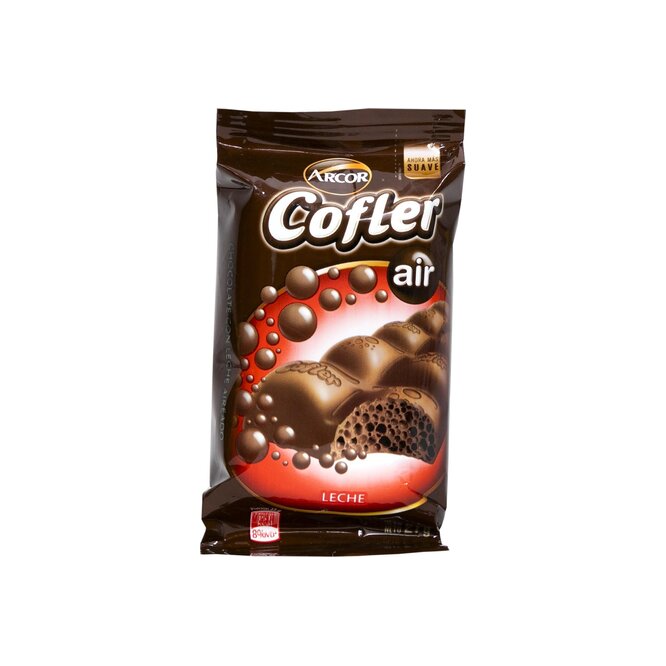 Chocolate con leche air en tableta Cofler 27 gramos