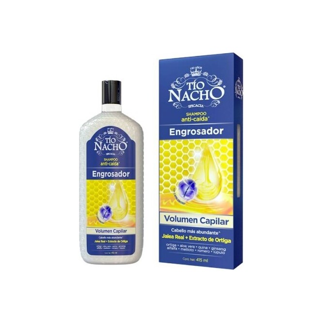 Shampoo anticaída engrosador Tío Nacho 415 ml