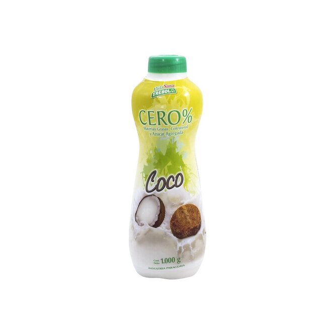 Yogurt cero coco botella Trébol 1 litro