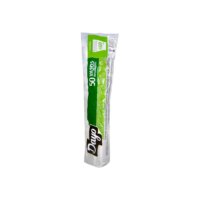 Vasos Descartables de 400 ml Dayo 50 unidades