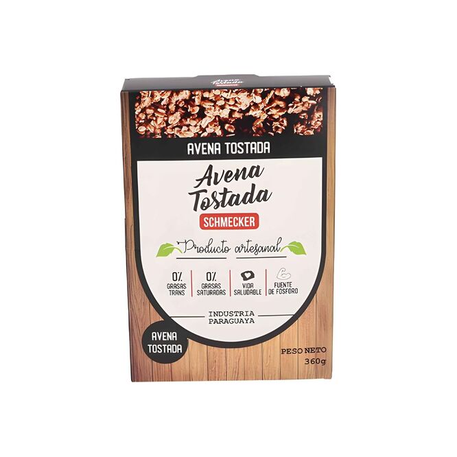 Avena tostada en caja Schmecker 360 gramos
