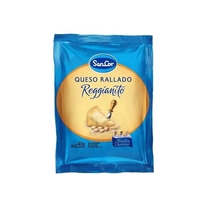 Queso rallado reggianito Sancor 40 Grams