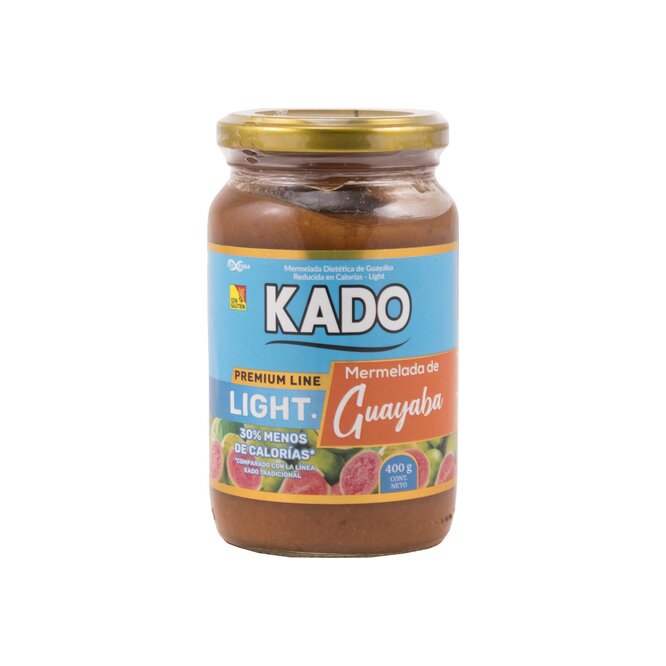 Mermelada sabor guayaba light frasco Kado 400 gramos