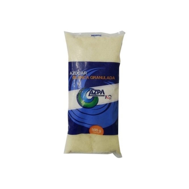Azúcar blanca granulada en paquete Azpa 500 gramos
