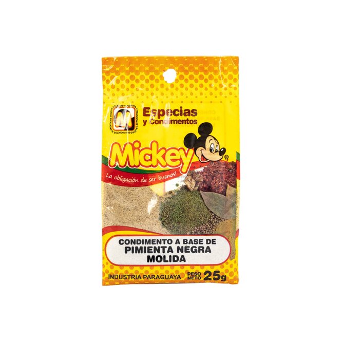 Pimienta negra molida Mickey 250 gramos