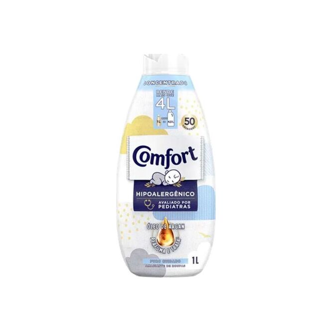 Suavizante para ropa hipoalergénico concentrado amaciante Comfort 1 litro