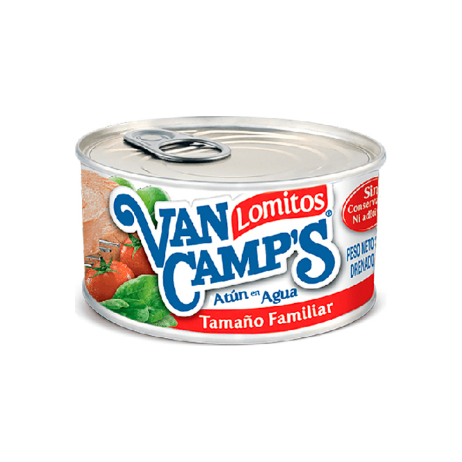 Lomitos de atún en agua Van Camps 354 gramos