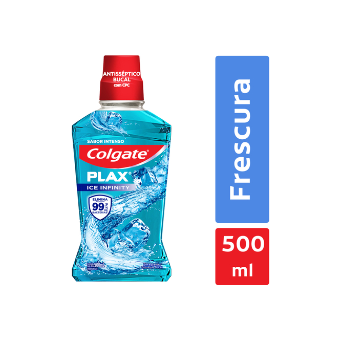 Enjuague Bucal Plax Ice Infinity Colgate 500ml