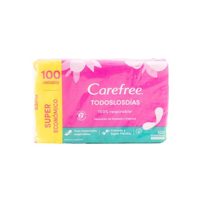Protector diarios Carefree 100 unidades