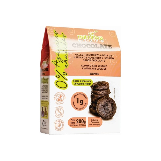  GALLETITAS KETO CHOCO NUTRITIVA 200GR
