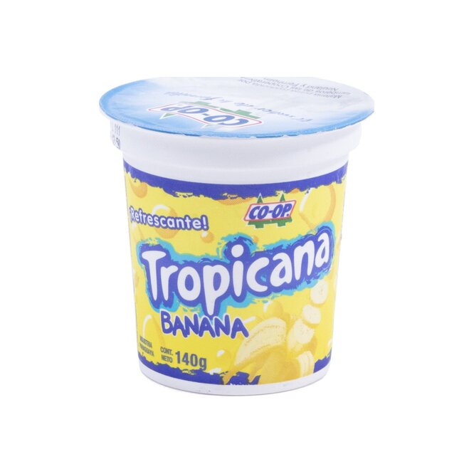 LECHE SABORIZADA TROPICANA DE 140 GR BAN