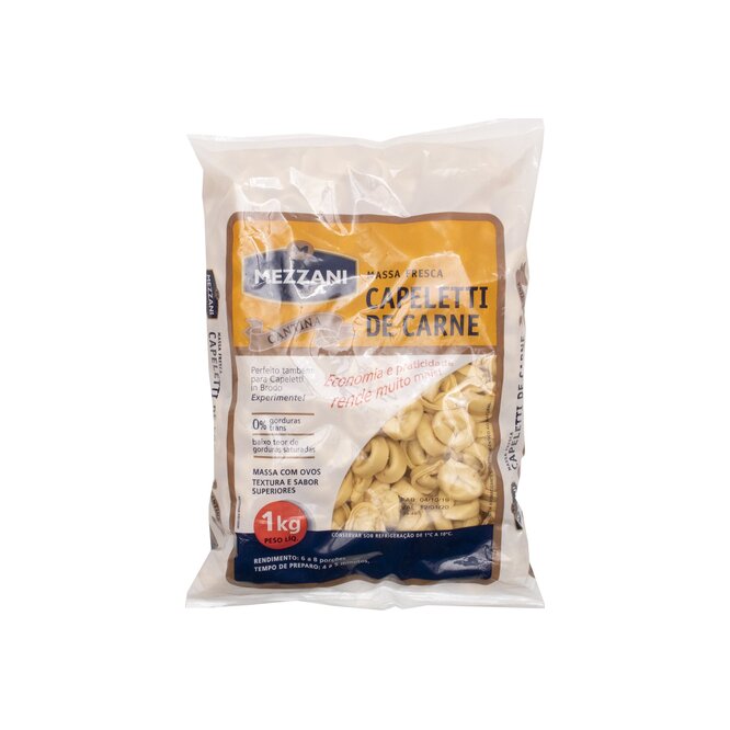 CAPELETTI DE CARNE 1 KG MEZZANI BSA