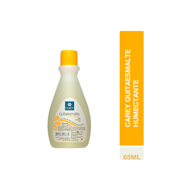 Quita Esmalte Humectante Carey 60 ml
