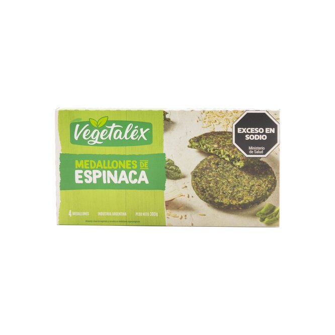 Hamburguesa de espinaca Vegetalex 4 unidades