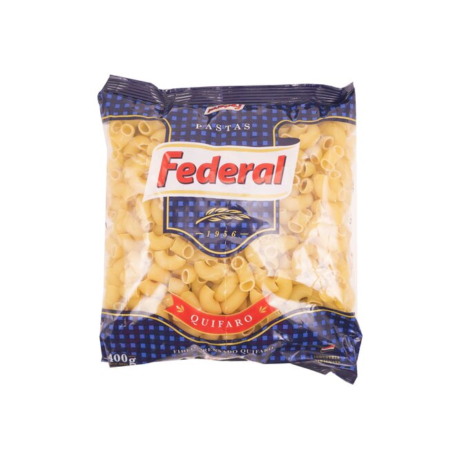 Fideo prensado quifaro paquete Federal 400 gramos
