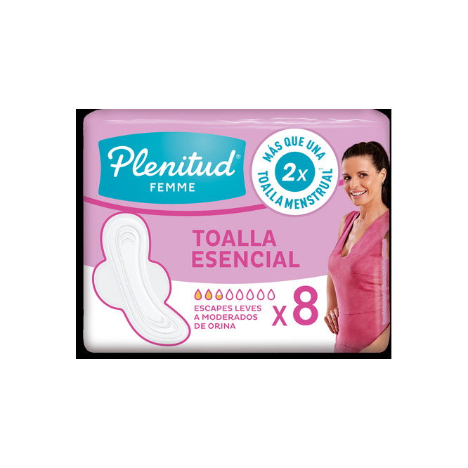 Toalla Esencial Plenitud Femme 8 unidades