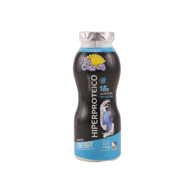 Yogurt hiperproteico energy pote Los Colonos 190 gramos
