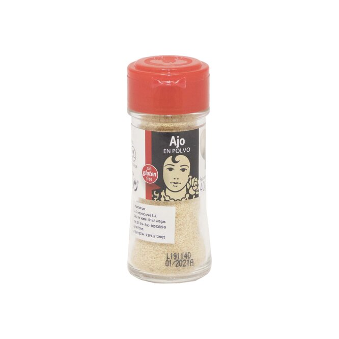 Ajo en polvo Carmencita 40 gramos