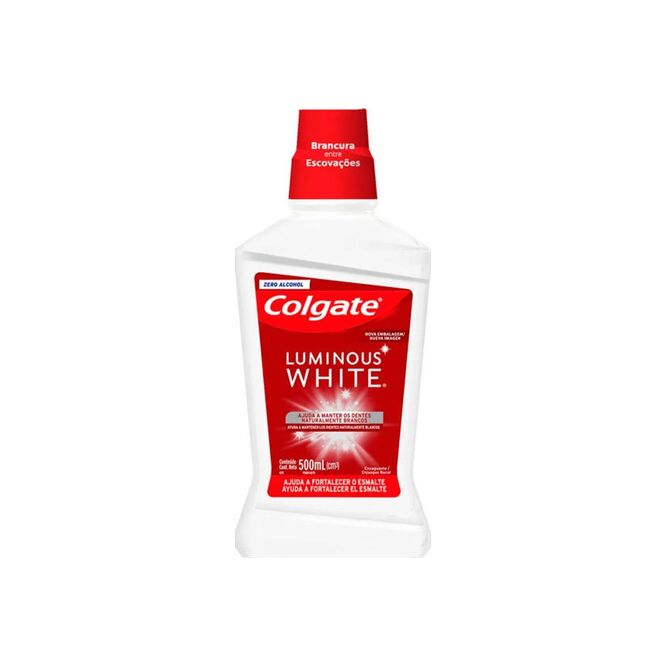 Enjuague bucal luminous White Colgate 500 ml