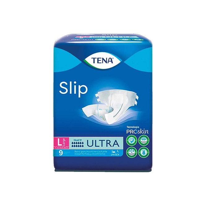 PANAL P/ ADULTO TENA SLIP LARG PAQ 9UN