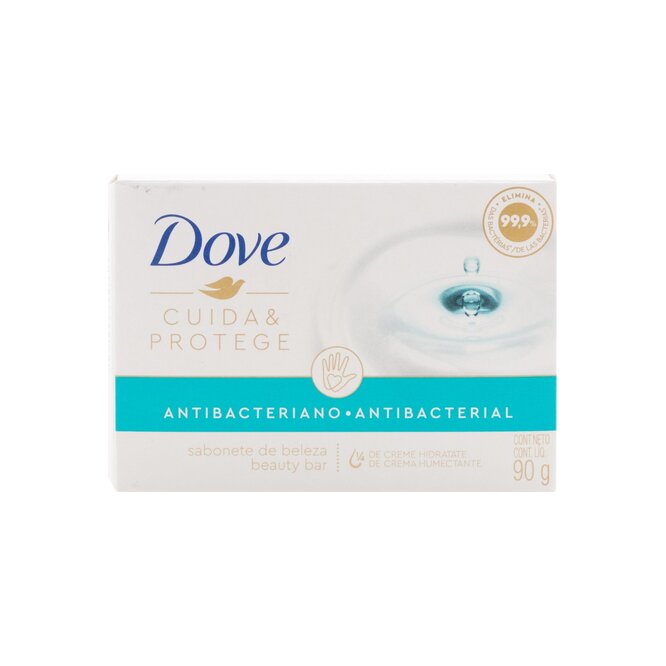 Jabón de tocador humectante antibacteriano Dove 90 gramos