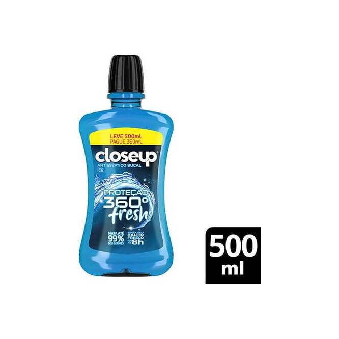 Enjuague Bucal Protecao 360 Fresh Close Up 500 ml