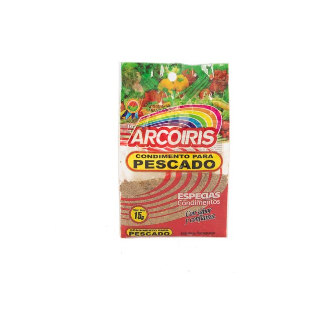 Condimento para pescado Arcoíris 15 gramos