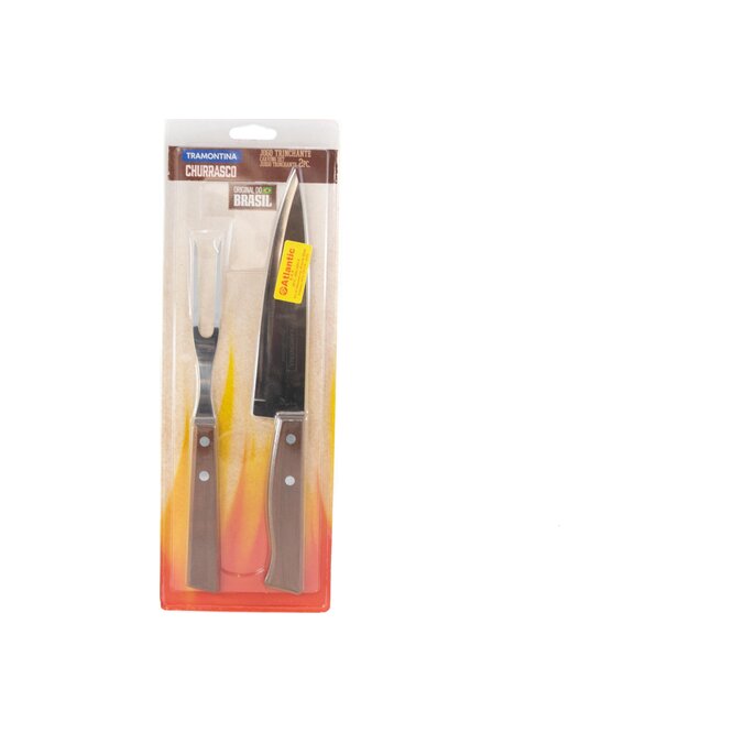 Tenedor y Cuchillo para Asado Tramontina