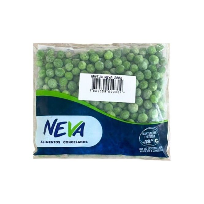 Arvejas congeladas paquete Neva 200 gramos