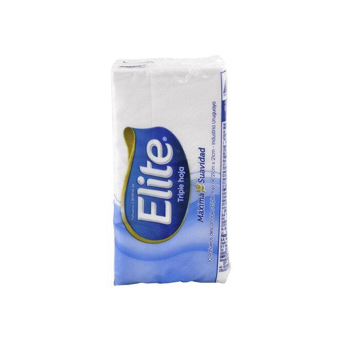 Pañuelos desechables - triple hoja Elite 10 unidades