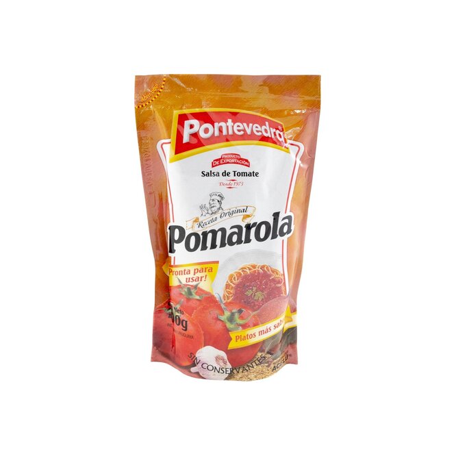 Salsa pomarola doy pack Pontevedra 200 gramos