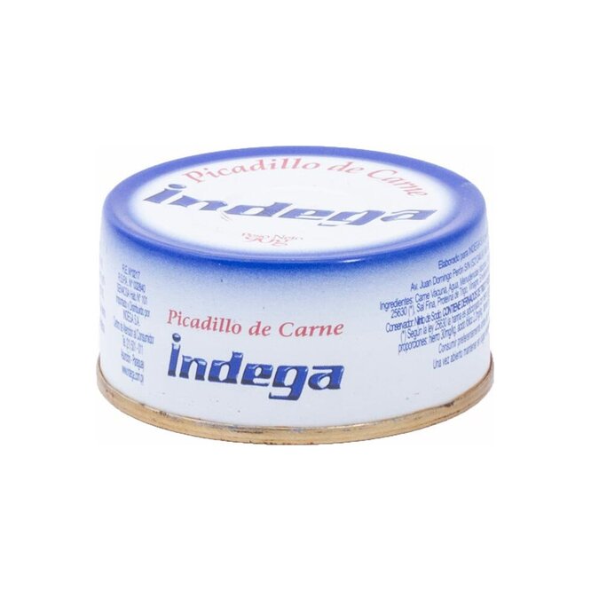 Picadillo de carne lata Indega 90 gramos