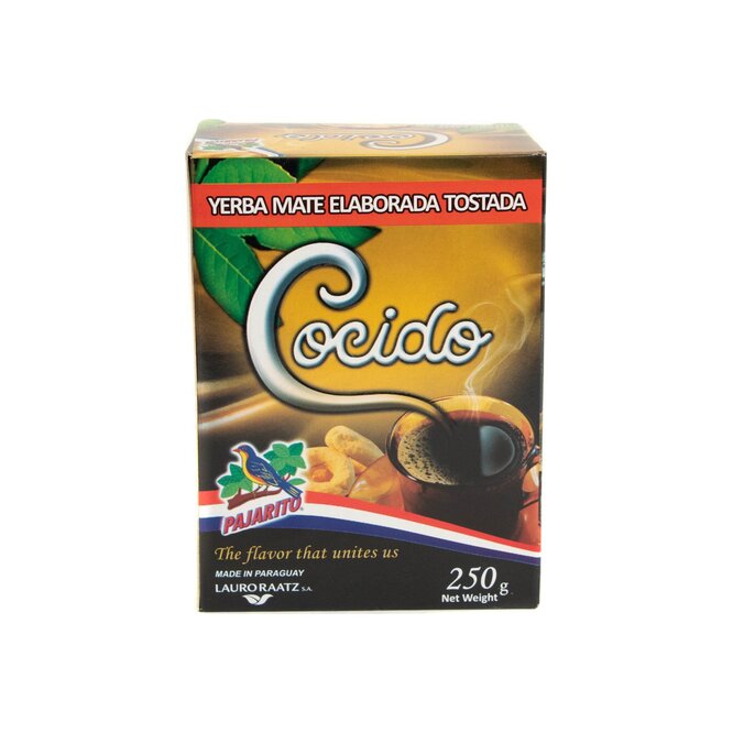 Mate cocido tostado caja Pajarito 250 gramos