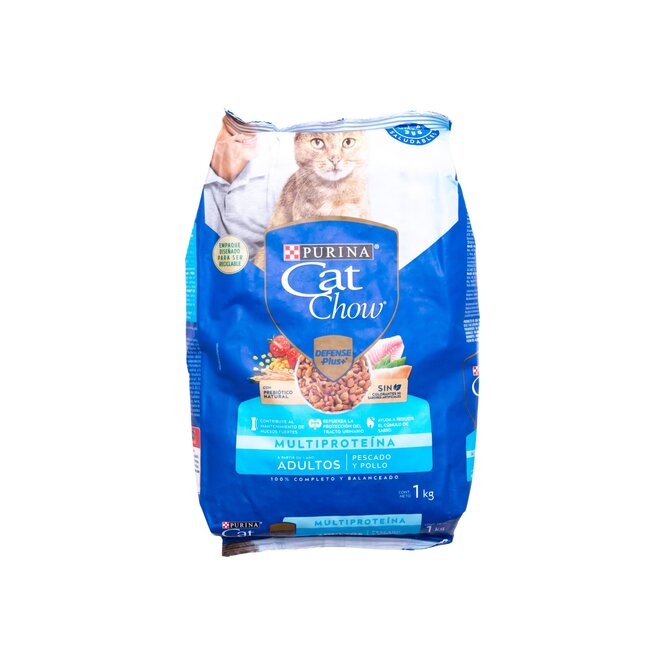 Alimento para gato adulto sabor pescado y pollo Cat Chow 1 kilo