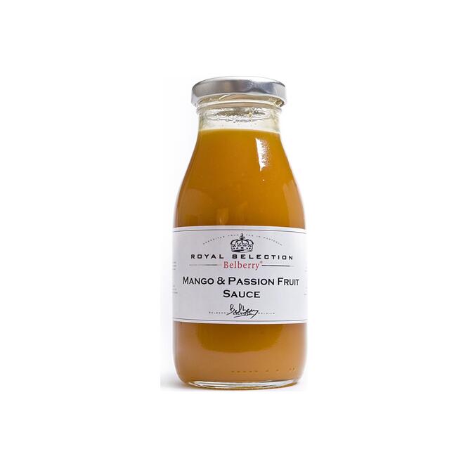 Salsa de mango y maracuyá en frasco Belberry 250 ml