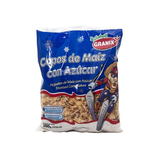 Cereal copos de maíz con azúcar Granix 500 gramos