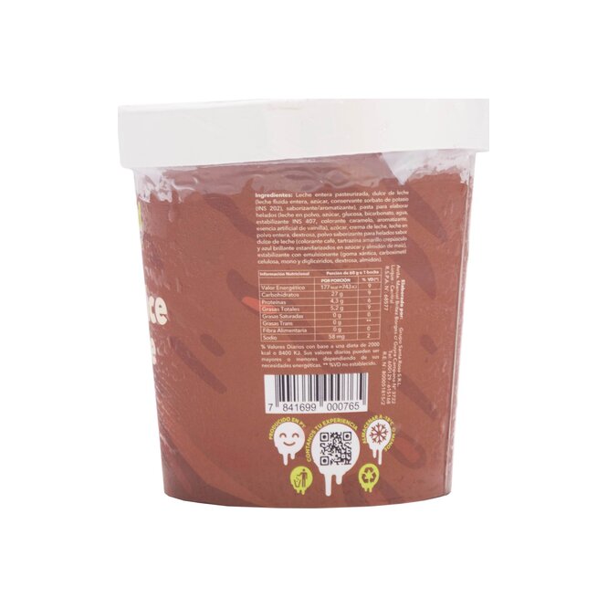 HELADO DOBLE DULCE/LEC 500 ML QUATTRO D