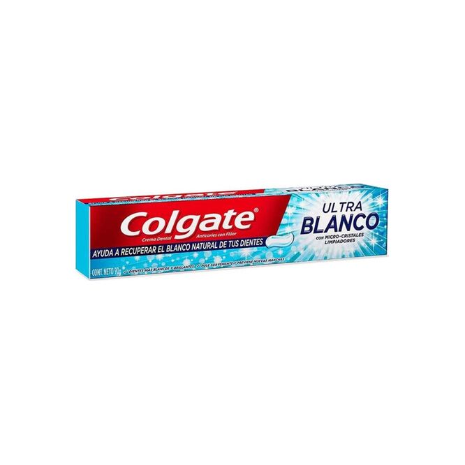 Crema dental ultra blanco Colgate 90 gramos