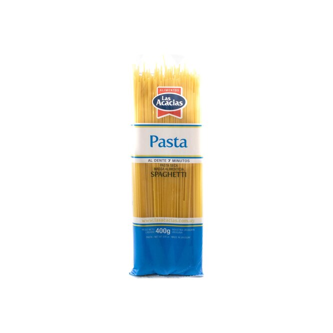 Pasta natural spaghetti Las Acacías 400 gramos