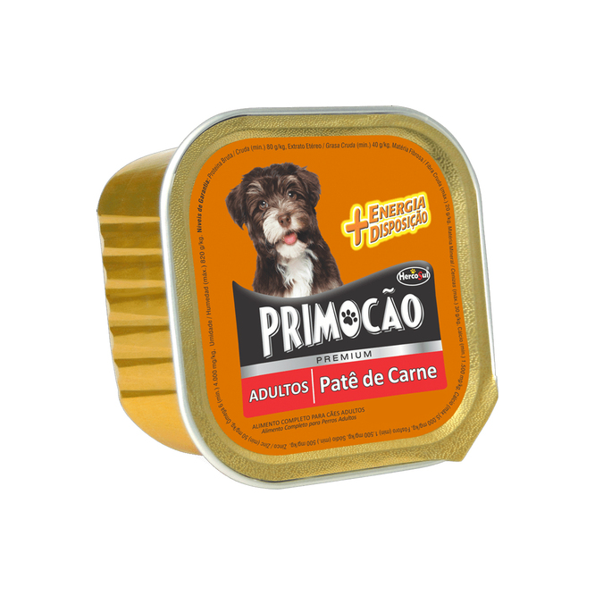ALIMENTO P/ PERRO PRIMOCAO PREM PATE CAR